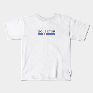 Sólsetur Iceland Kids T-Shirt